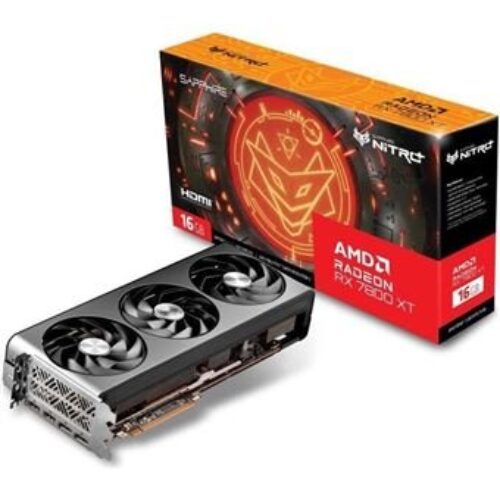 Tarjeta gráfica – Nitro+ AMD RADEON™ RX 7800 XT Gaming OC 16 GB – GDDR6 – Doble HDMI / Doble DP