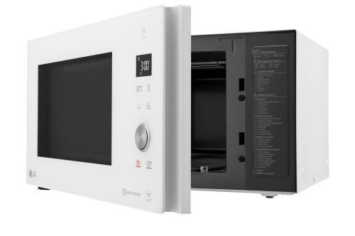 Horno microondas combinado LG MH7265DDH de 1200 W, color blanco - Imagen de 4