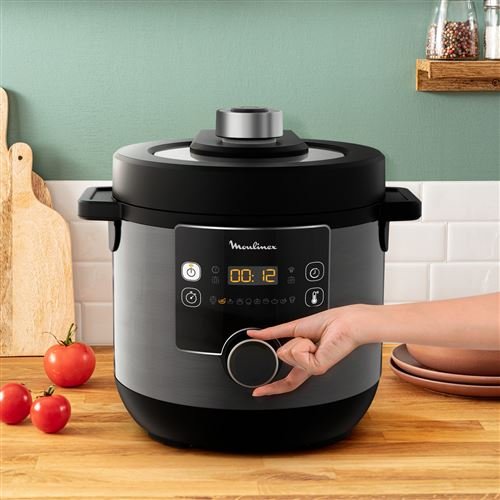 Moulinex Rapide Turbo Cuisine et Fry CE778810 1450 W Negro Multicocina - Imagen de 11