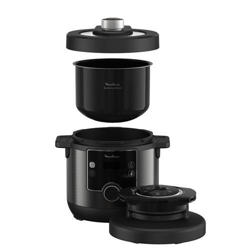 Moulinex Rapide Turbo Cuisine et Fry CE778810 1450 W Negro Multicocina - Imagen de 8