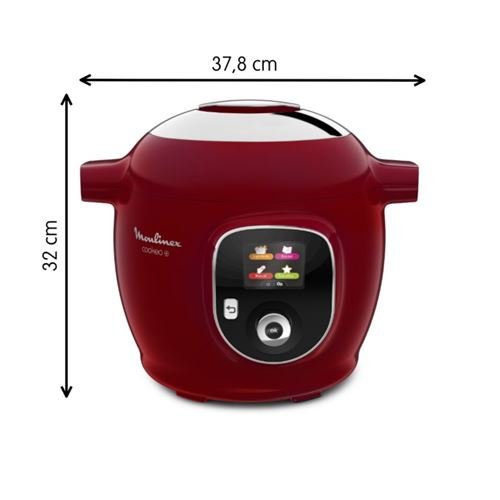 Moulinex Cookeo+ YY5118FB - Multicocina inteligente de alta presión (1600 W), color rojo - Imagen de 4